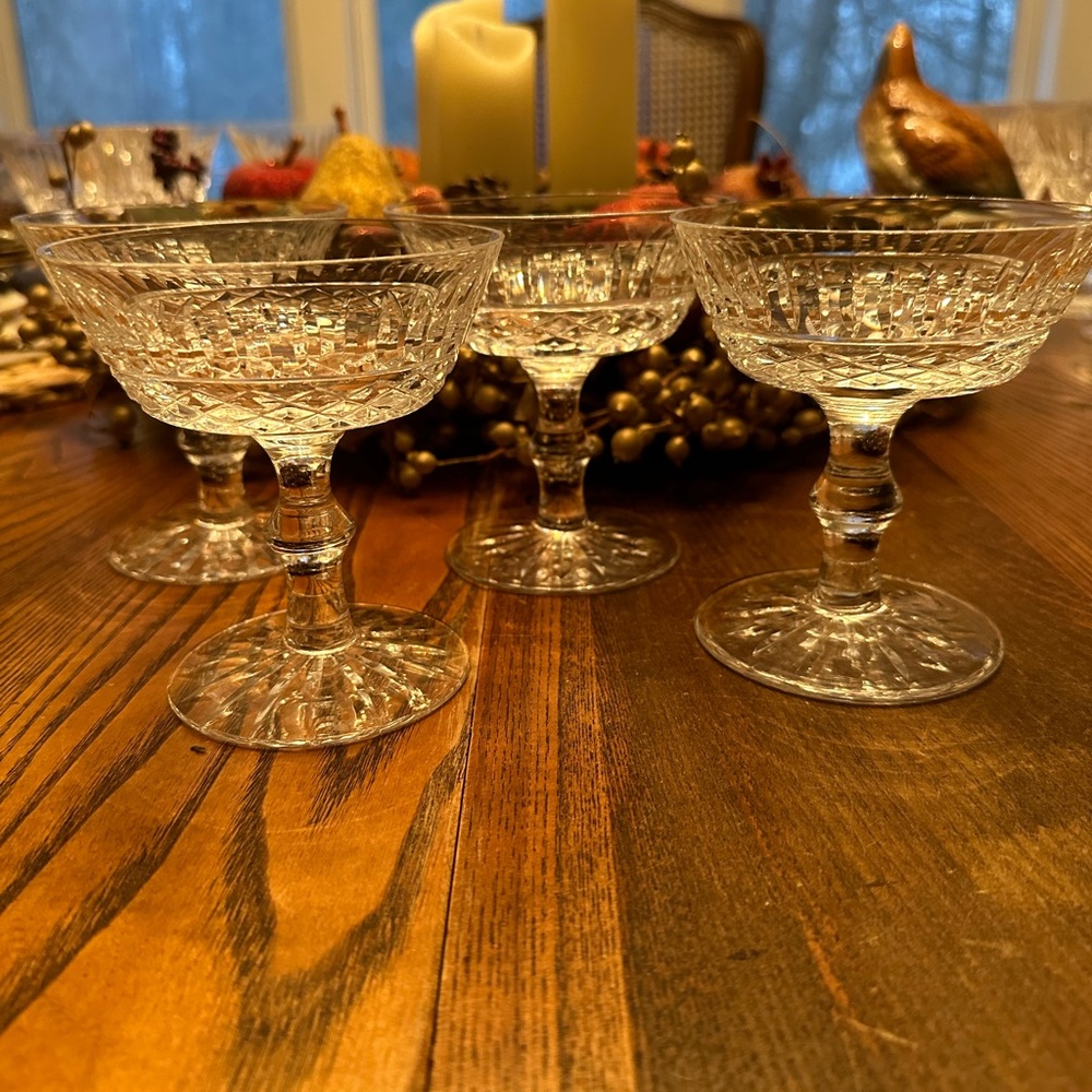SOLD ! Waterford Tramore sherbet/ champagne coupe .